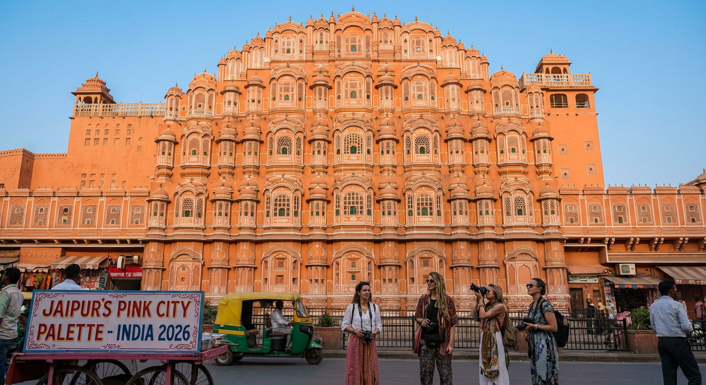 Jaipur's Pink City Palette
