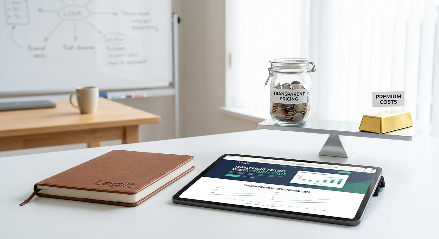 Legiit: Transparent Pricing Versus Premium Costs
