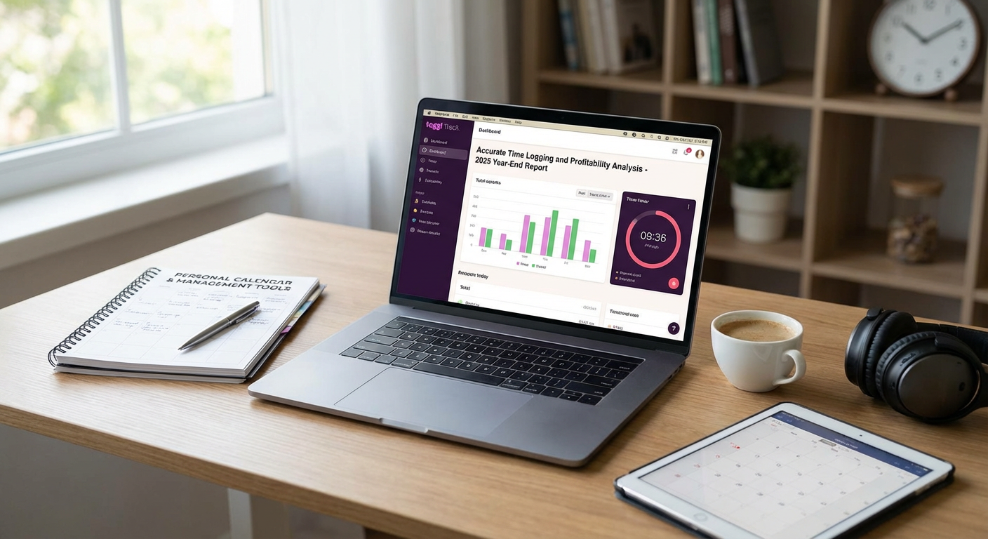 Toggl Track for Accurate Time Logging and Profitability Analysis