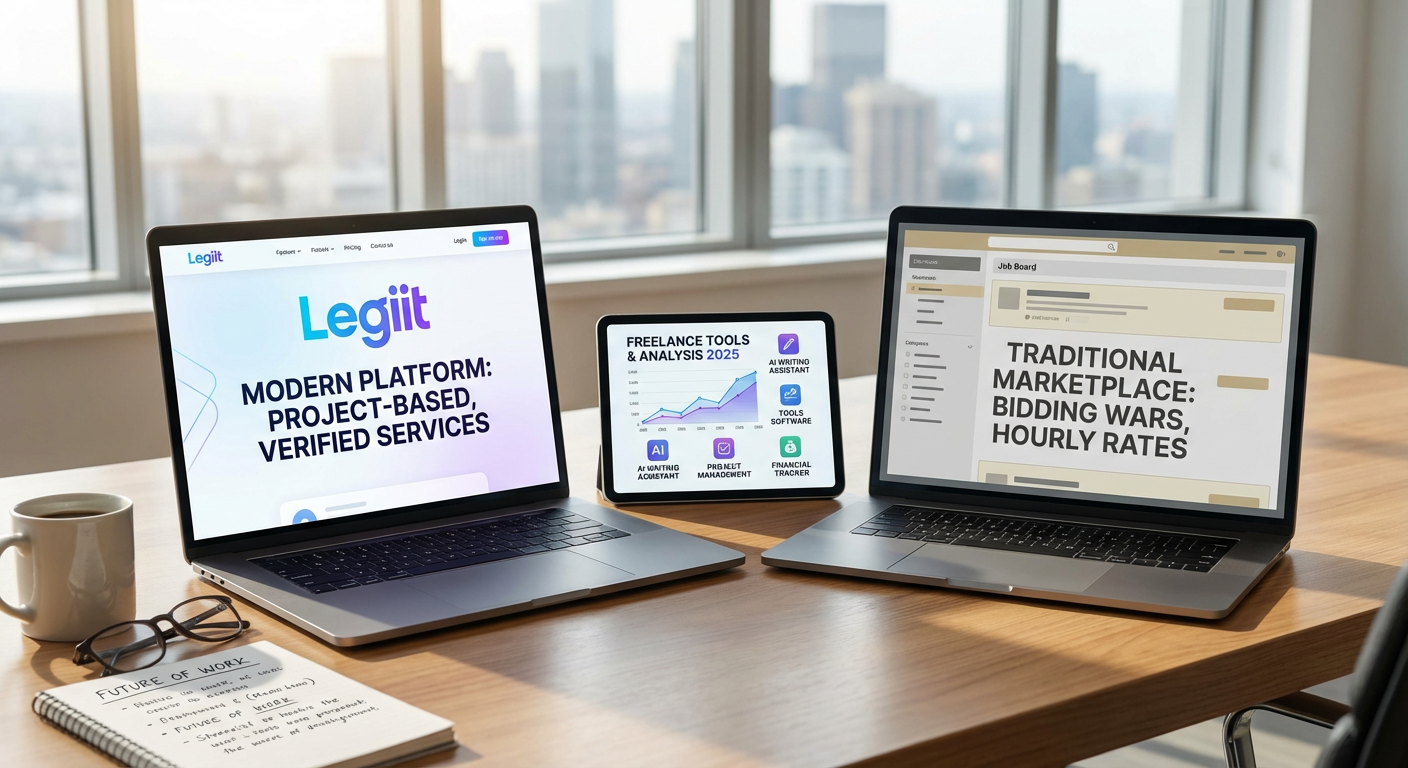 Legiit Versus Traditional Freelance Marketplaces