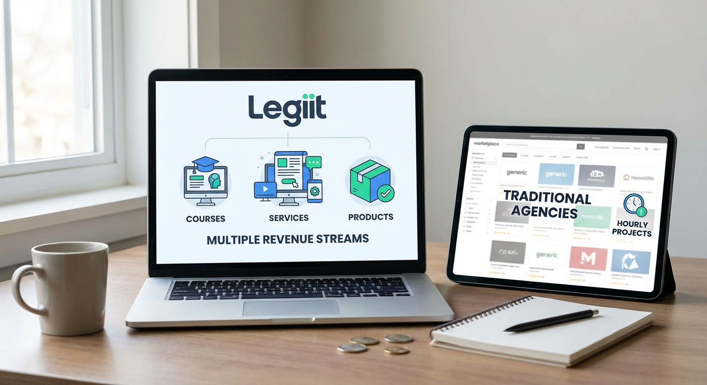 Legiit Compared to Traditional Freelance Marketplaces