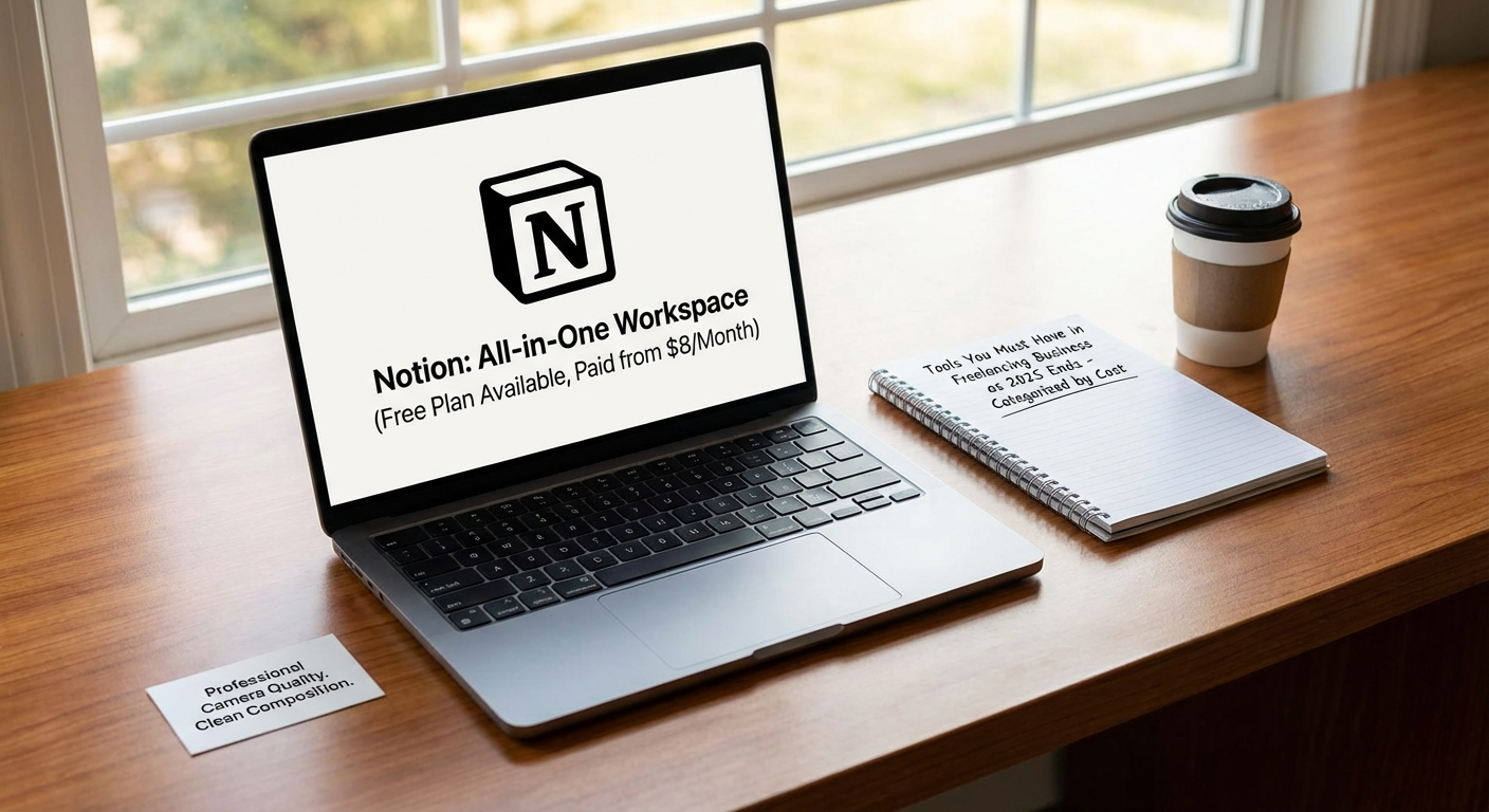 Notion: All-in-One Workspace (Free Plan Available, Paid from $8/Month)