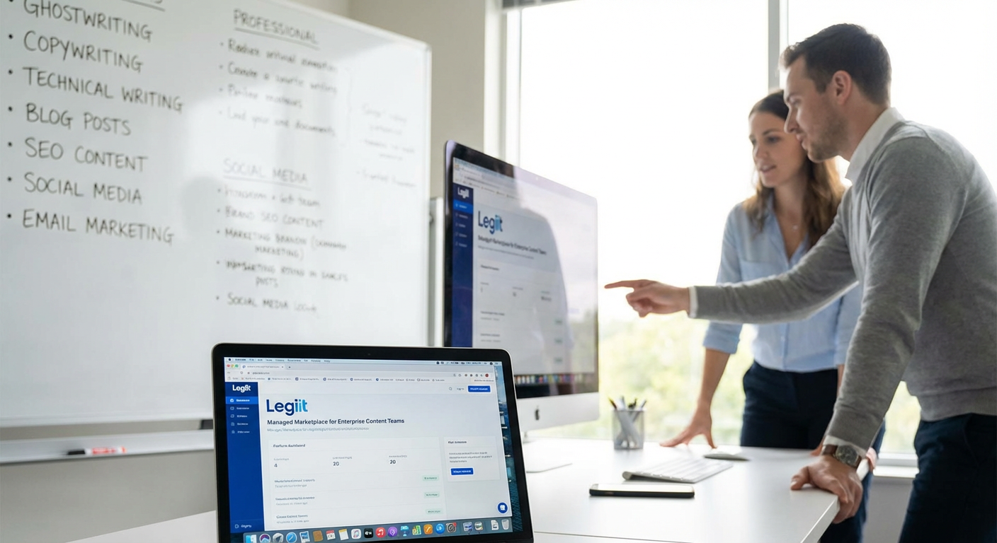 Legiit: Managed Marketplace for Enterprise Content Teams