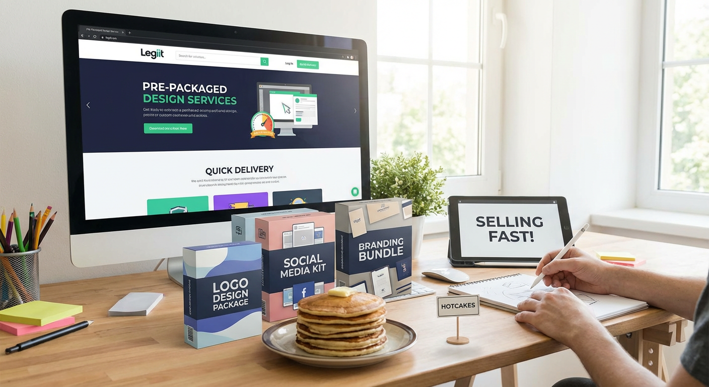 Legiit: Pre-Packaged Design Services With Quick Delivery