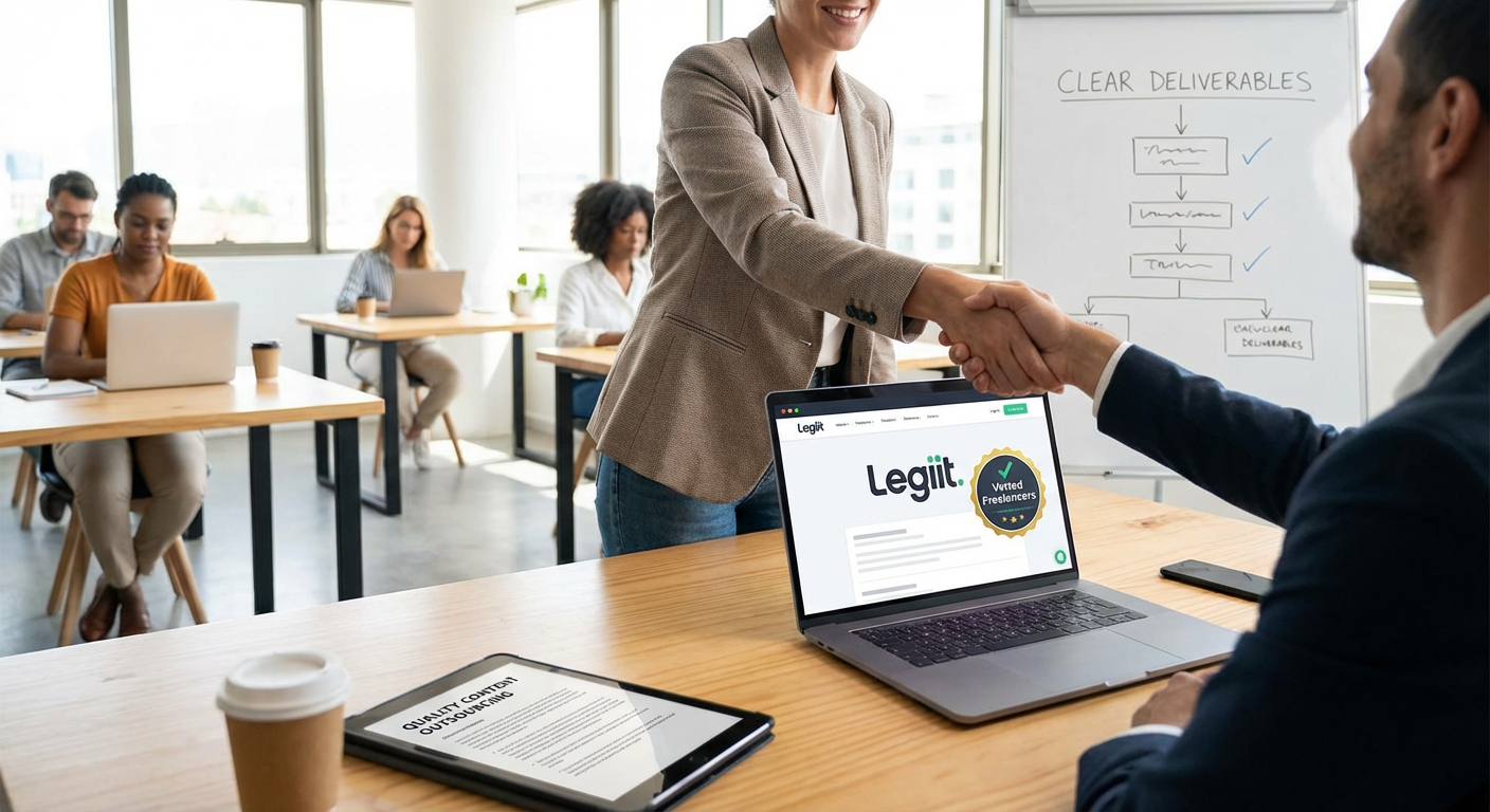 Start with Legiit for Vetted Freelancers and Clear Deliverables