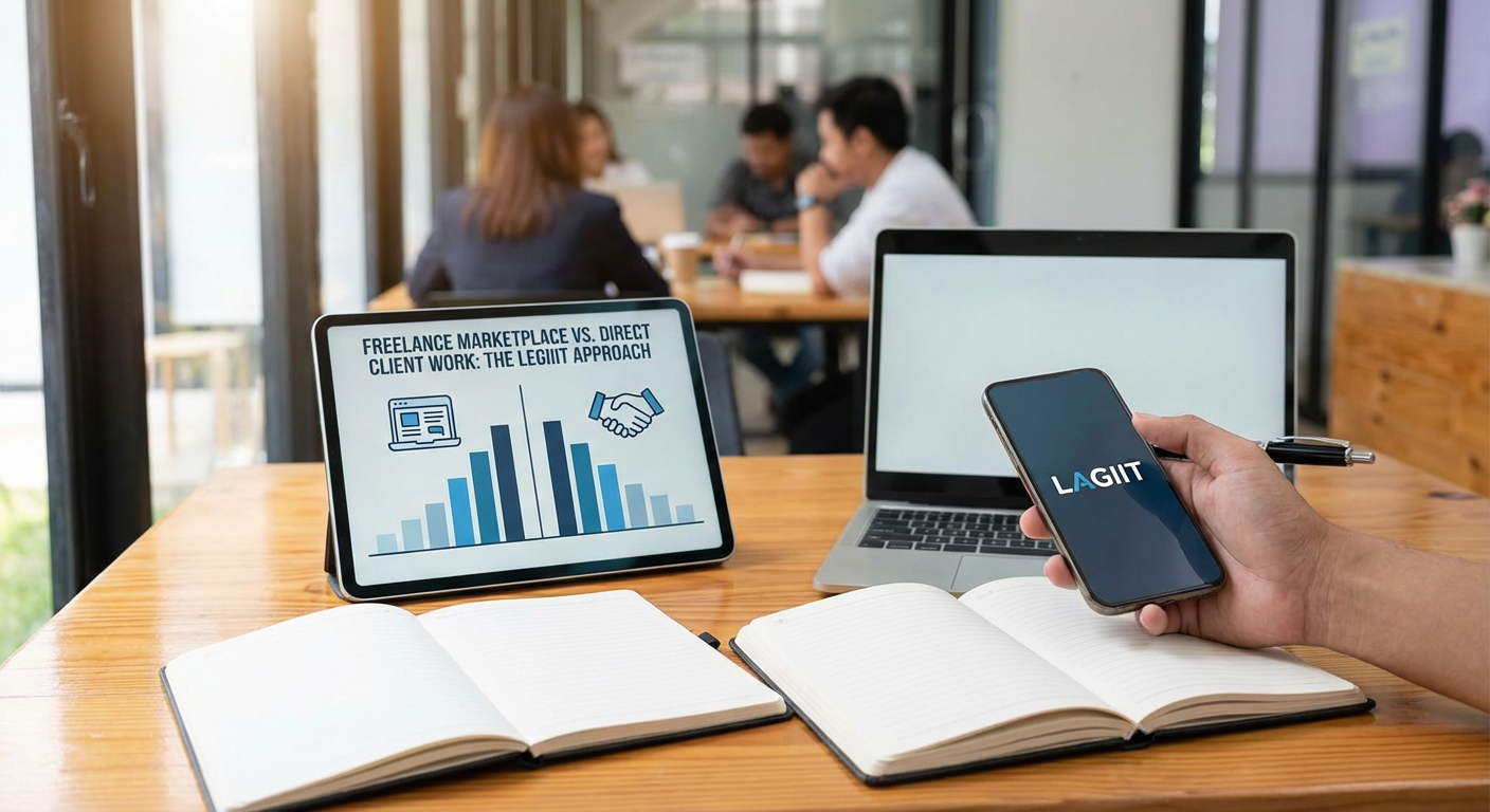 Freelance Marketplace Services vs. Direct Client Work: The Legiit Approach