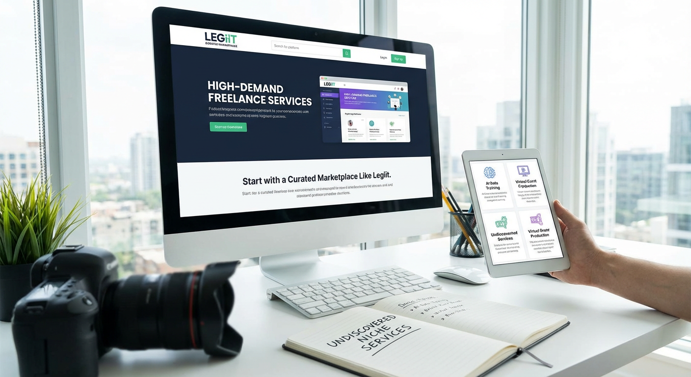 Start with a Curated Marketplace Like Legiit